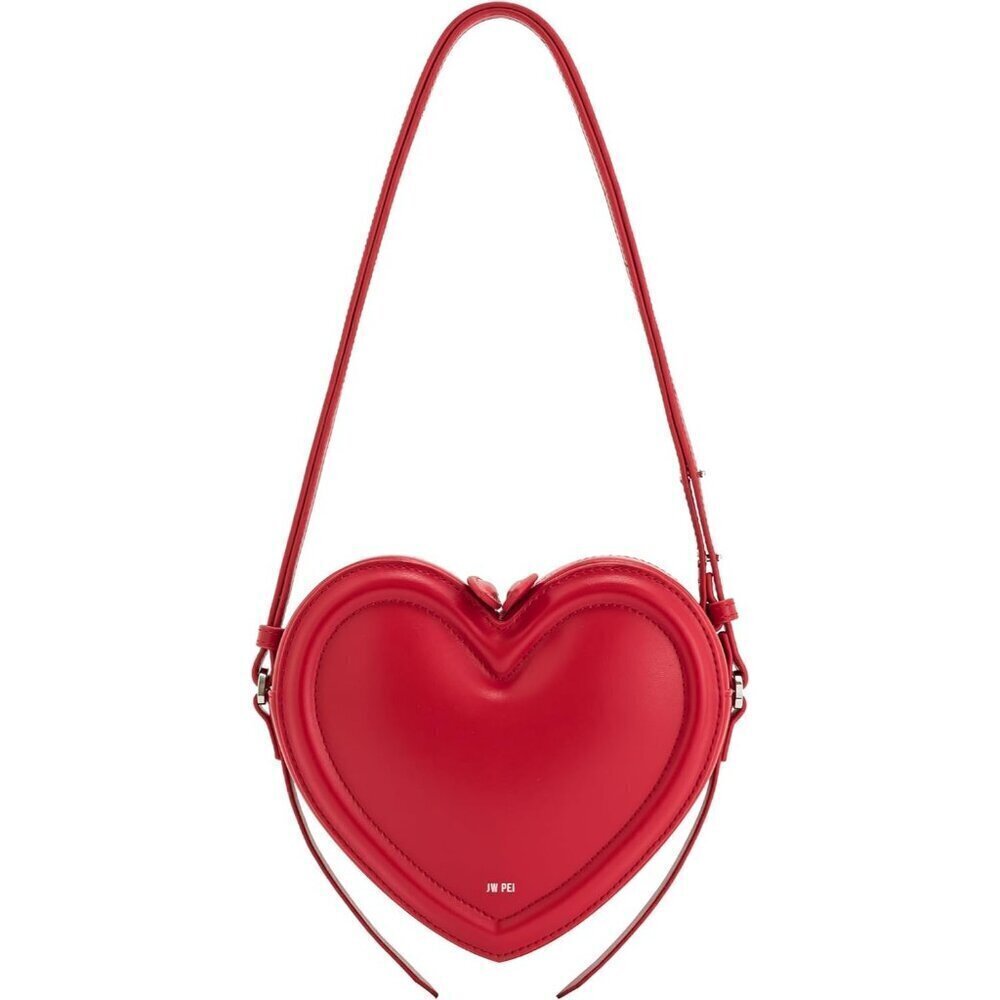 Women's Magenta Arlene Heart Shaped Bag PU leather